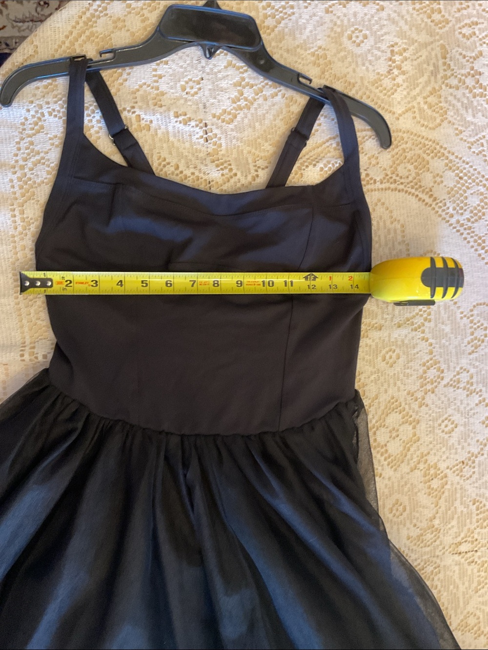 Free People X Intimately Fp Let's Talk Tutu Slip Dress In Black - Picture 14 of 14